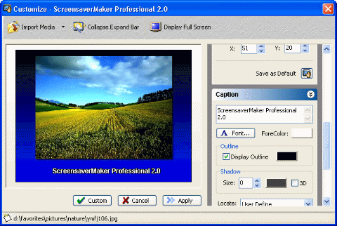 Screensaver DIY Screenshot